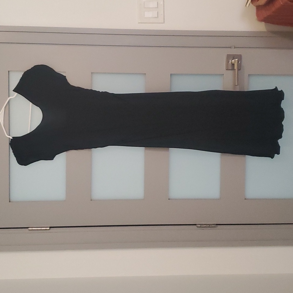 Armani Size 8 Black knee length dress